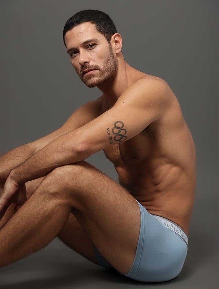 Cueca Trunk Modal Tonal Calvin Klein Underwear - Azul Claro Azul 5