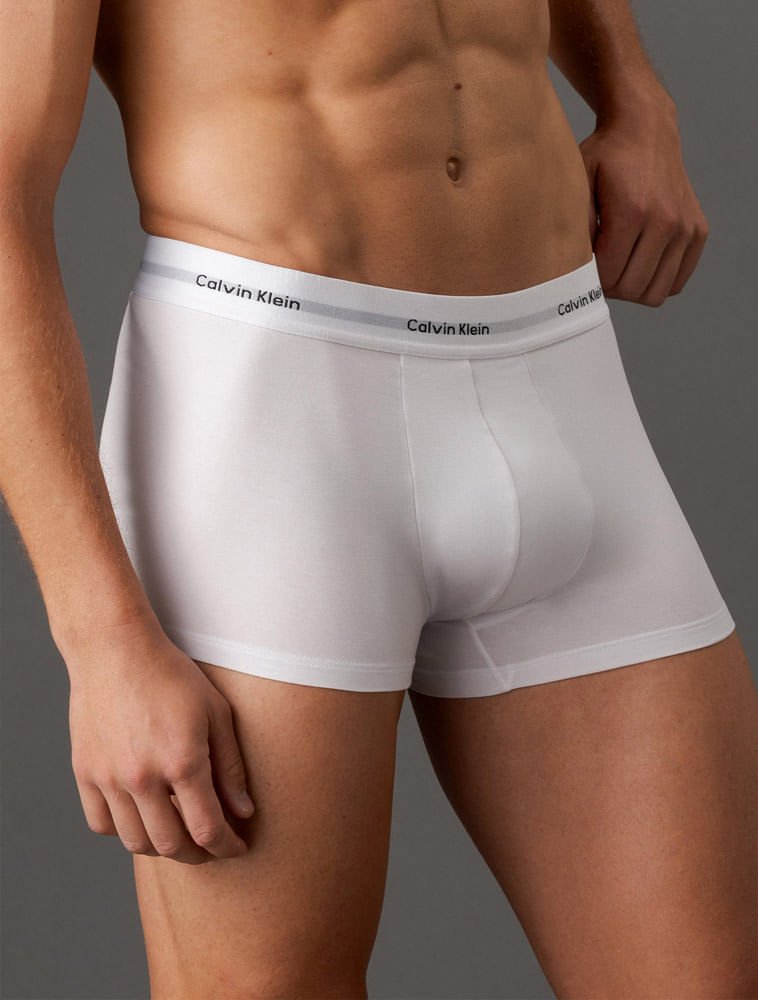 Cueca Trunk Modal Modern Calvin Klein Underwear - Branco Branco 4