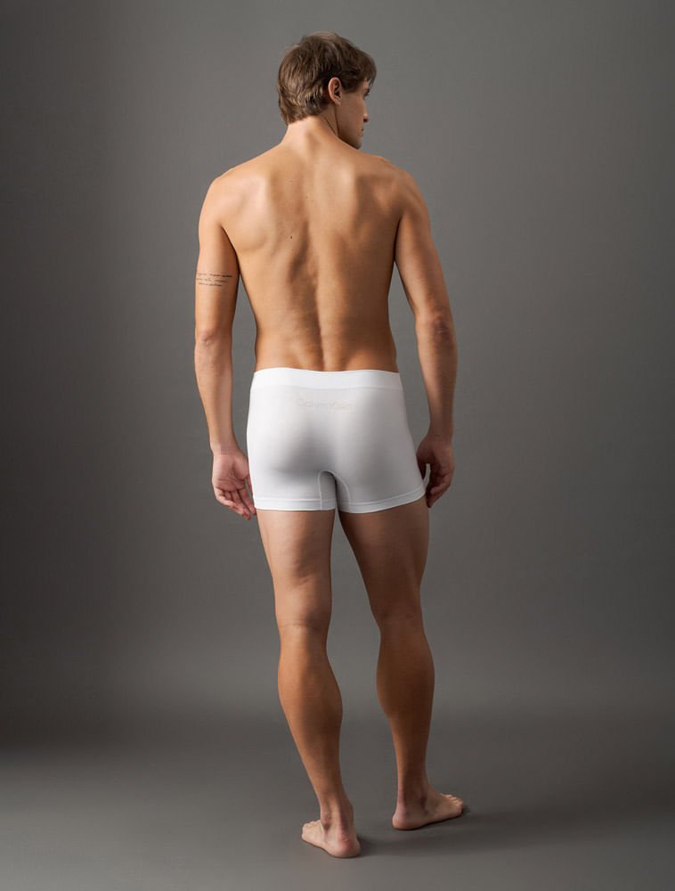 Cueca Trunk Modern Logo Seamless Calvin Klein Underwear - Branco Branco 2