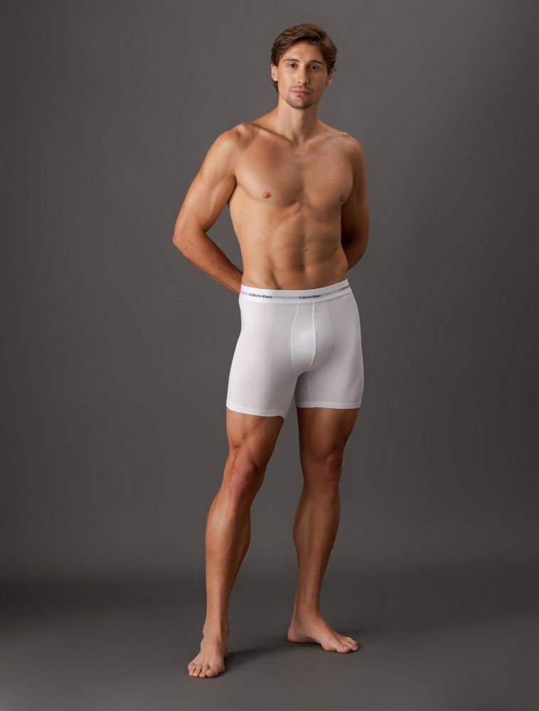 Cueca Boxer Modal Modern Calvin Klein Underwear - Branco Branco 3