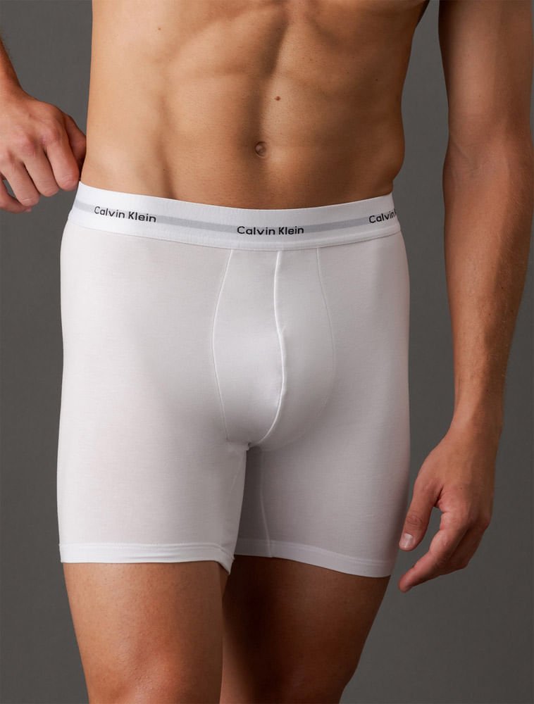 Cueca Boxer Modal Modern Calvin Klein Underwear - Branco Branco 4