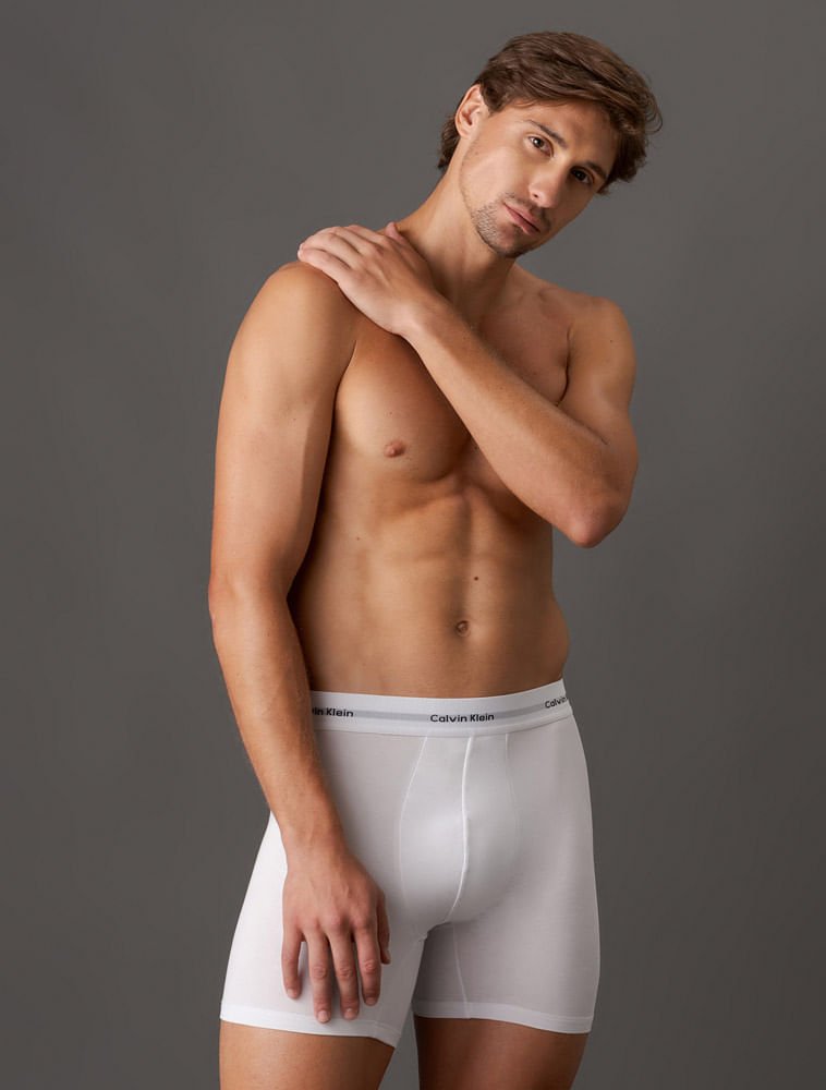Cueca Boxer Modal Modern Calvin Klein Underwear - Branco Branco 5