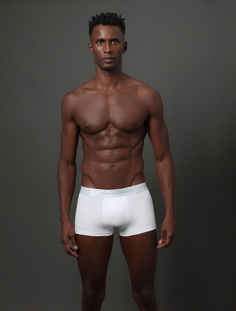 Low Rise Trunk Cotton Ck Reveillon - Light Grey