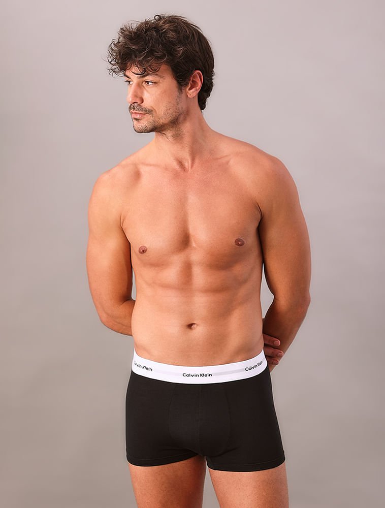 Cueca Trunk Modal Modern Calvin Klein Underwear - Preto Preto 3
