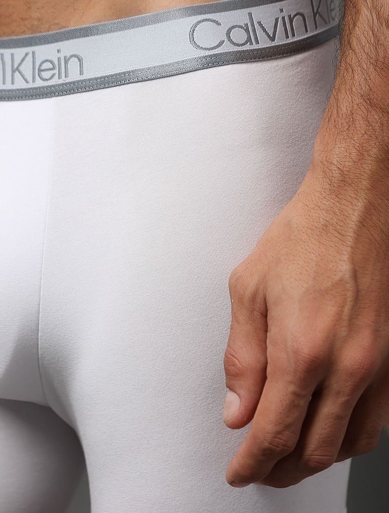 Cueca Boxer Modal Tonal Calvin Klein Underwear - Branco Branco 4