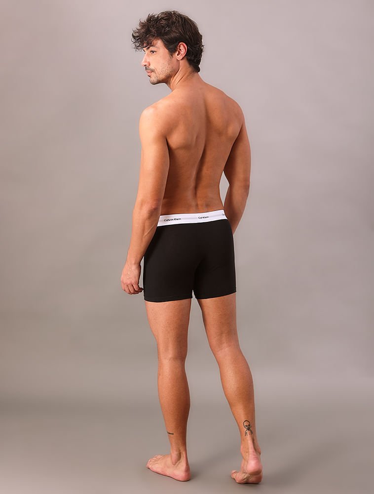 Cueca Boxer Modal Modern Calvin Klein Underwear - Preto Preto 2