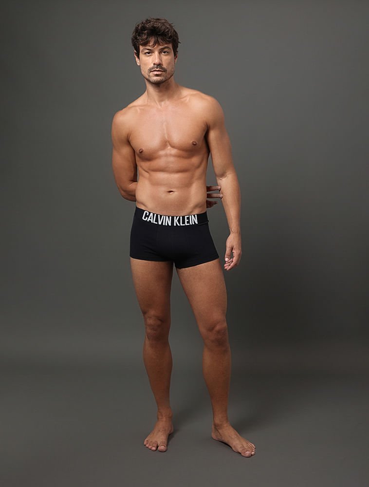 Cueca Low Rise Recycled Intense Power Calvin Klein Underwear - Preto Preto 2