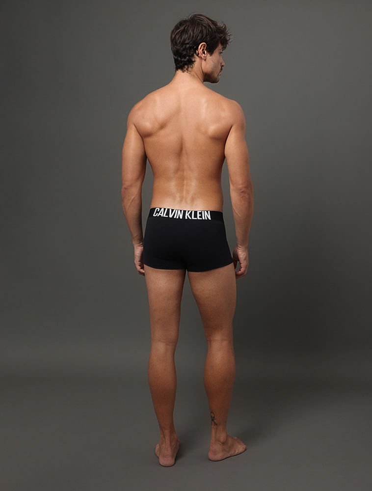 Cueca Low Rise Recycled Intense Power Calvin Klein Underwear - Preto Preto 3