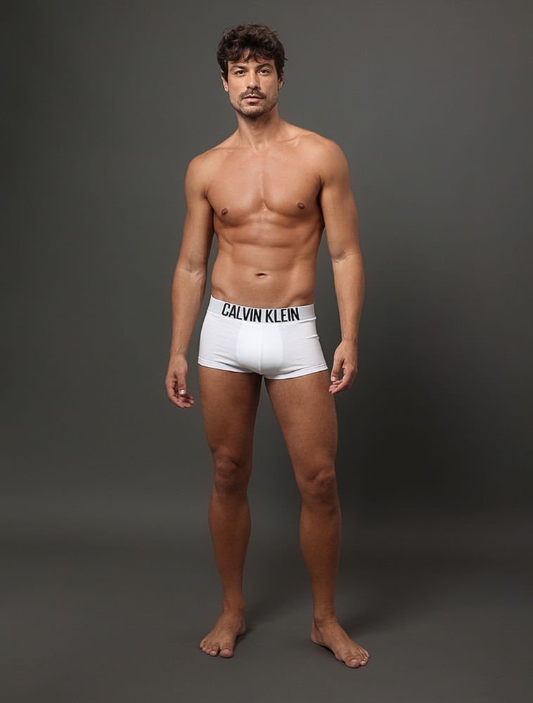 Cueca Low Rise Recycled Intense Power Calvin Klein Underwear - Branco/Branco
