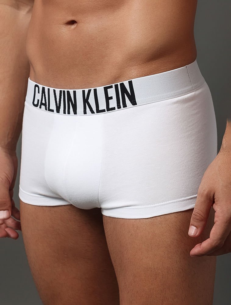 Cueca Low Rise Recycled Intense Power Calvin Klein Underwear - Branco/Branco Branco 3