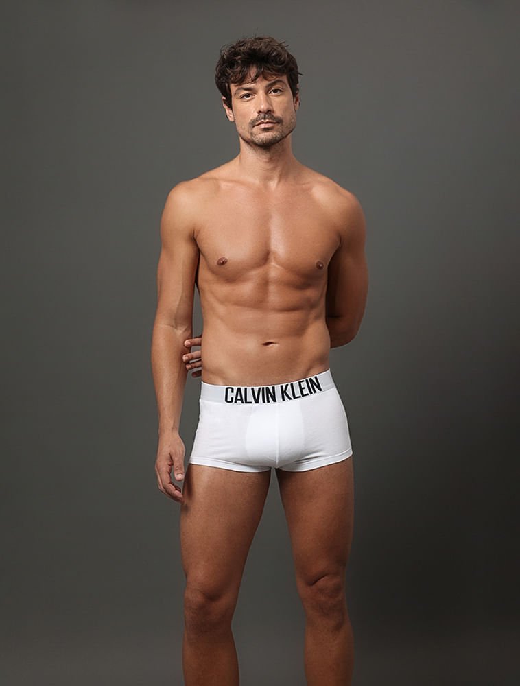 Cueca Low Rise Recycled Intense Power Calvin Klein Underwear - Branco/Branco Branco 4