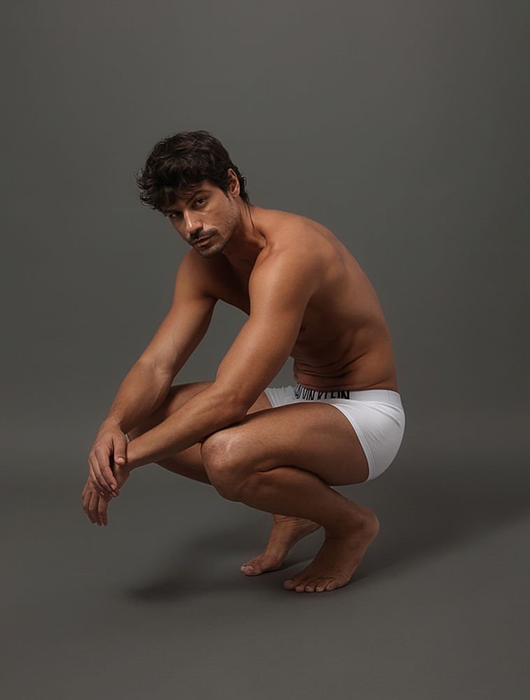 Cueca Low Rise Recycled Intense Power Calvin Klein Underwear - Branco/Branco Branco 5