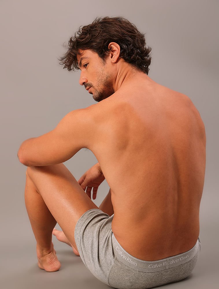 Kit 3 Cuecas Brief de Cotton - Multi Multicores 13