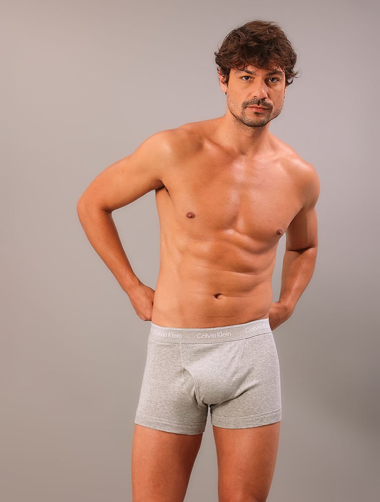 Kit 3 Cuecas Brief de Cotton - Multi Multicores 10