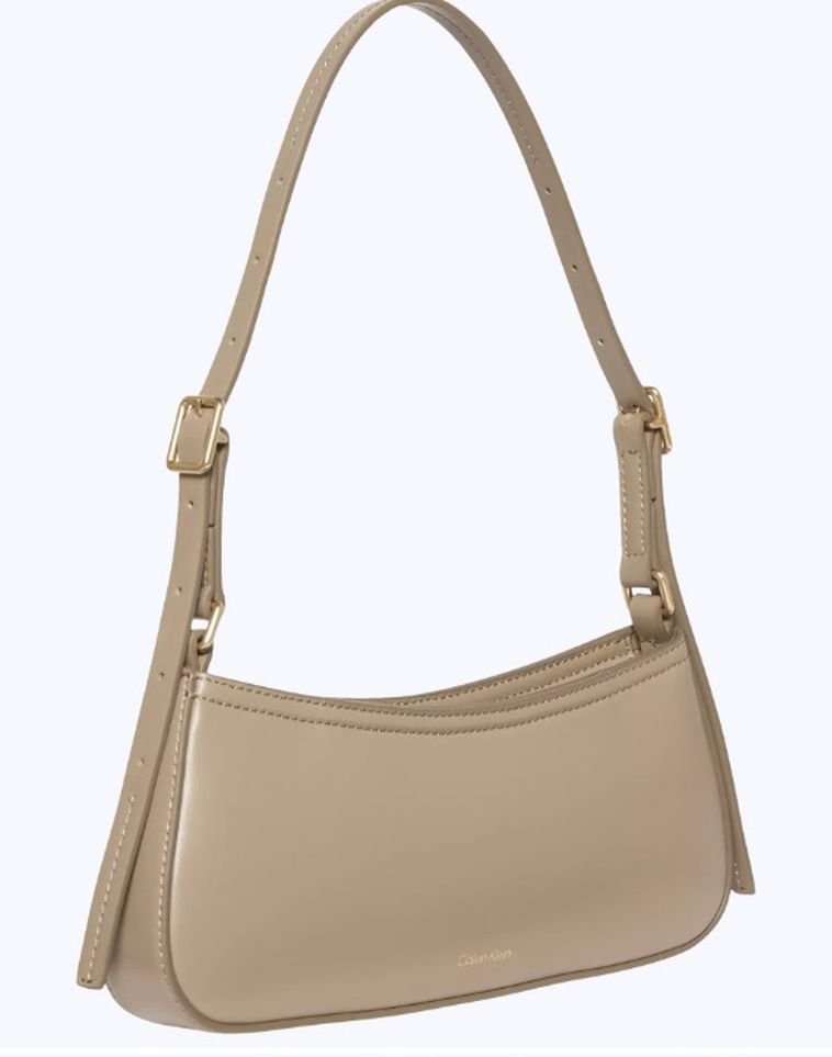 Bolsa Calvin Klein Jeans Feminina Shoulder Bag Logo Reissue - Havana