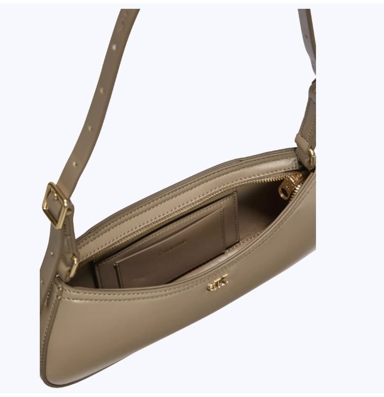 Bolsa Calvin Klein Jeans Feminina Shoulder Bag Logo Reissue - Havana Havana 2