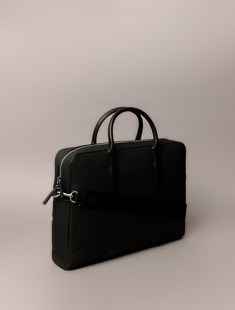 Pasta Calvin Klein Relevo Com Alça Removível - Preto Preto 2