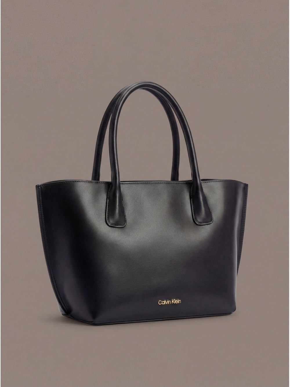 Bolsa Calvin Klein Jeans Feminina Tote Média Logo Reissue - Preto