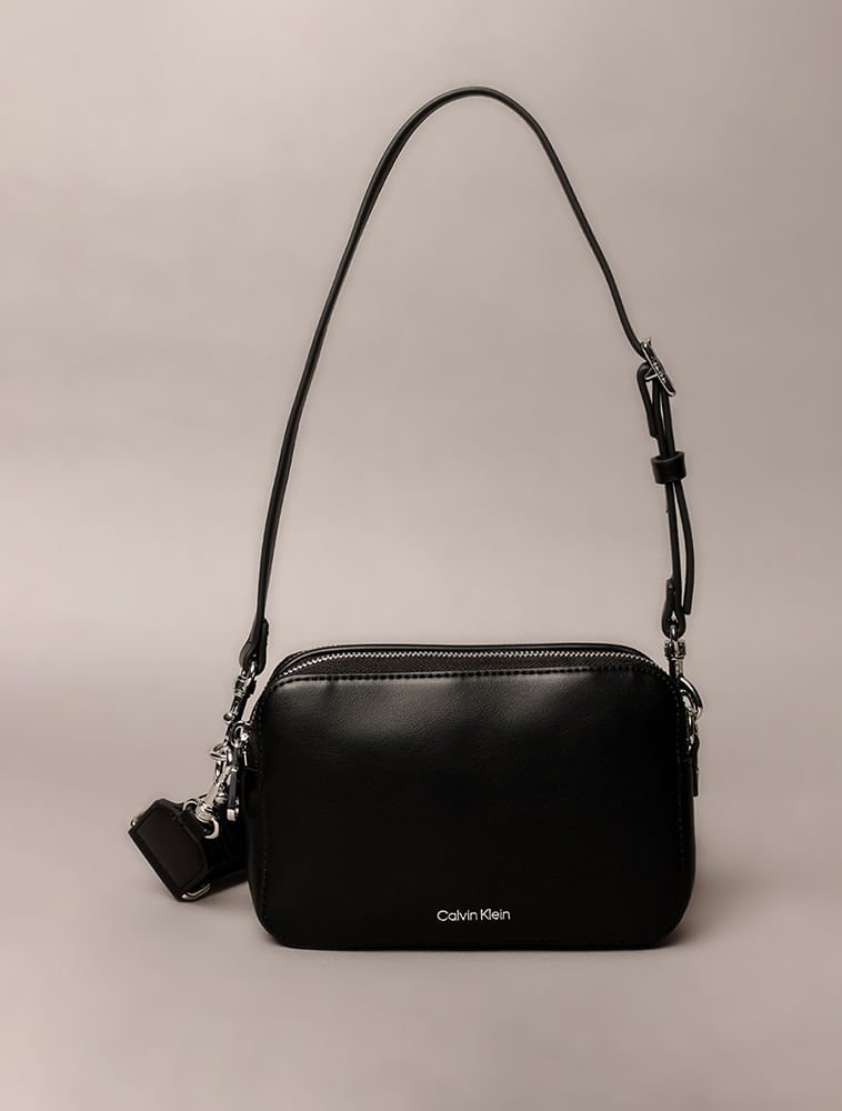 Bolsa Calvin Klein Feminina Camera Bag Com Alça Removível - Preto