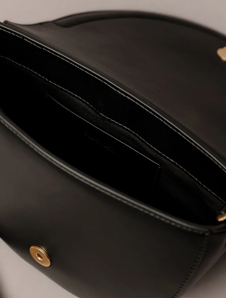 Bolsa Calvin Klein Jeans Feminina Crossbody Logo Reissue - Preto Preto 3