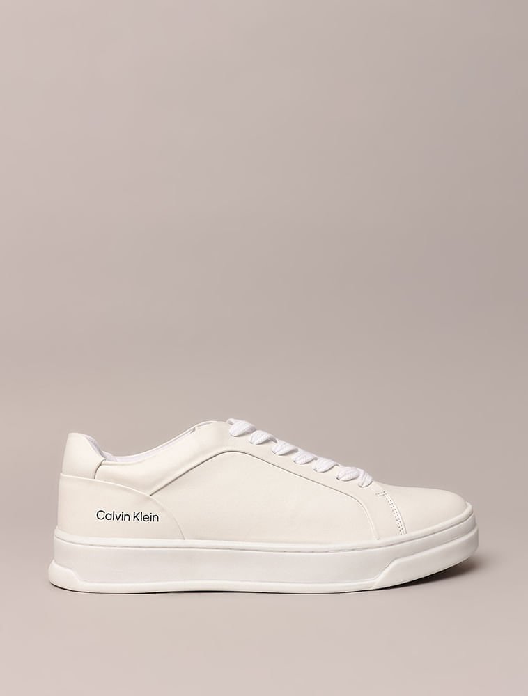 Tênis Couro Calvin Klein - Branco