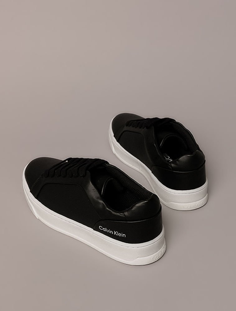 Tênis Couro Calvin Klein - Preto Preto 4
