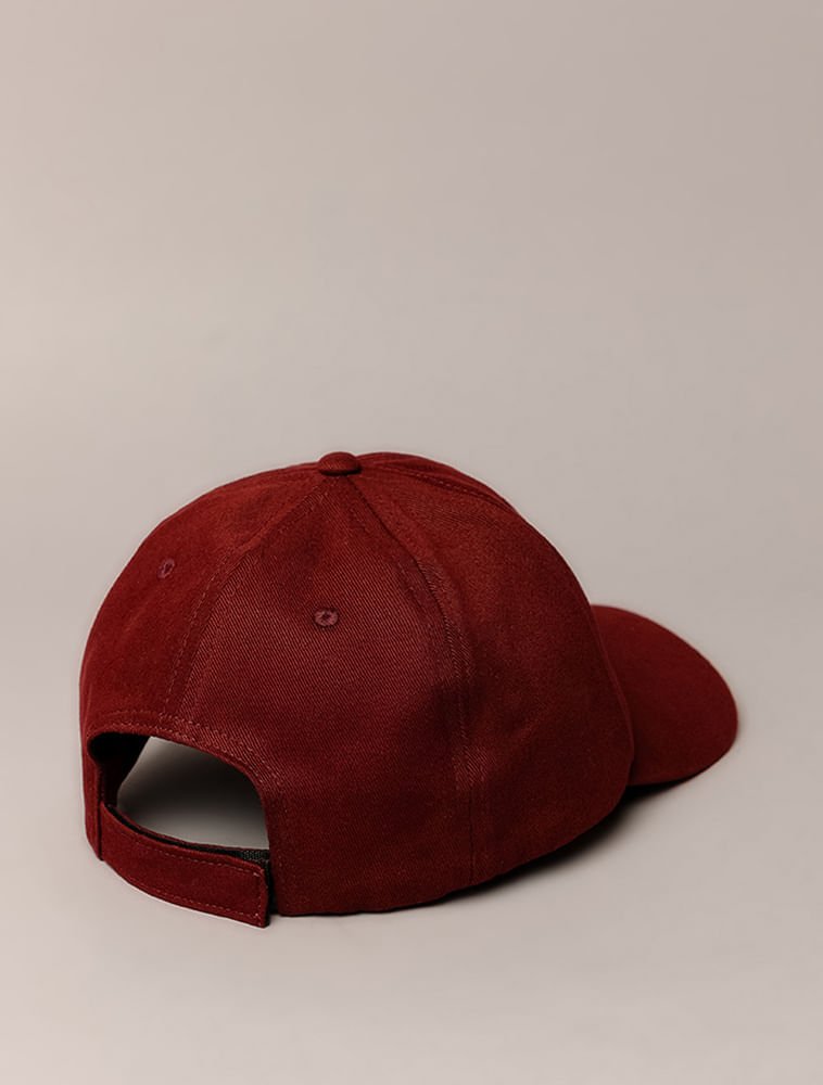 Boné 5 Gomos Calvin Klein Jeans - Bordo Bordô 2
