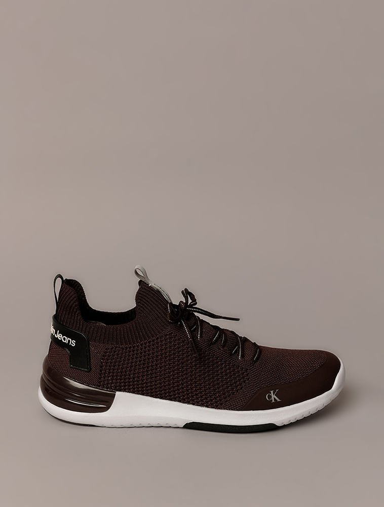 Tênis Calvin Klein Jeans Air Knitting - Marrom