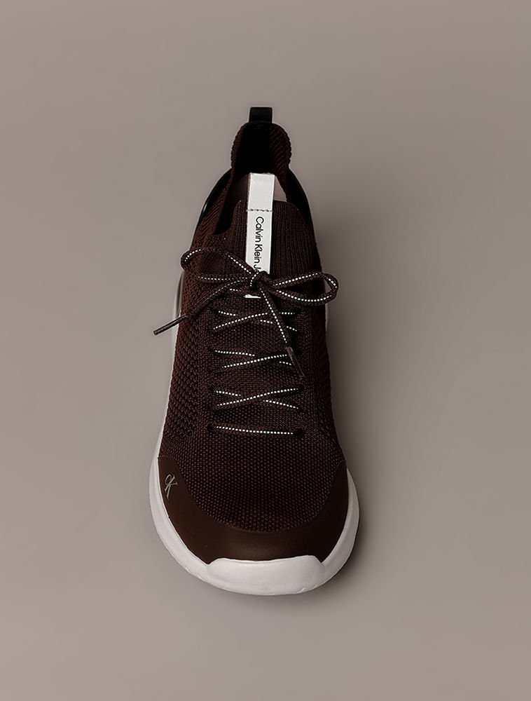 Tênis Calvin Klein Jeans Air Knitting - Marrom Marrom 4
