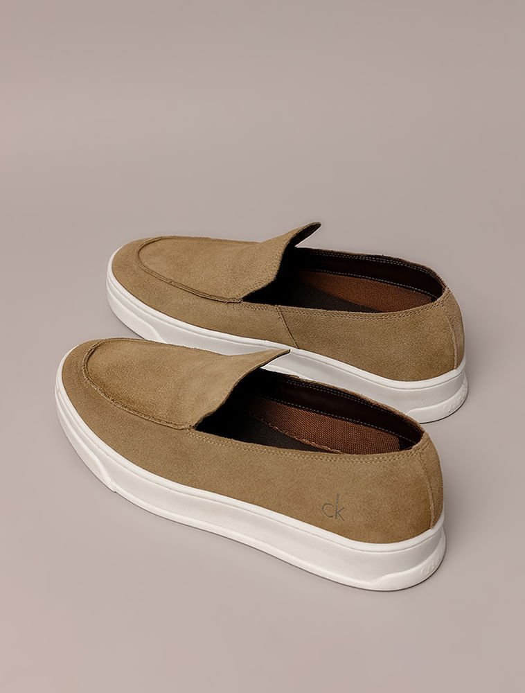 Tênis Cks Slip On Camurça - Caqui Claro Bege 4