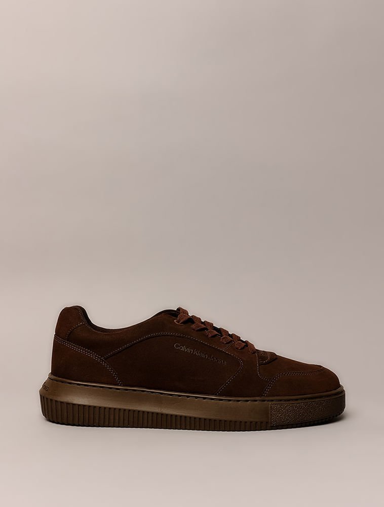 Tênis Calvin Klein Jeans Chunky Unicolor - Marrom