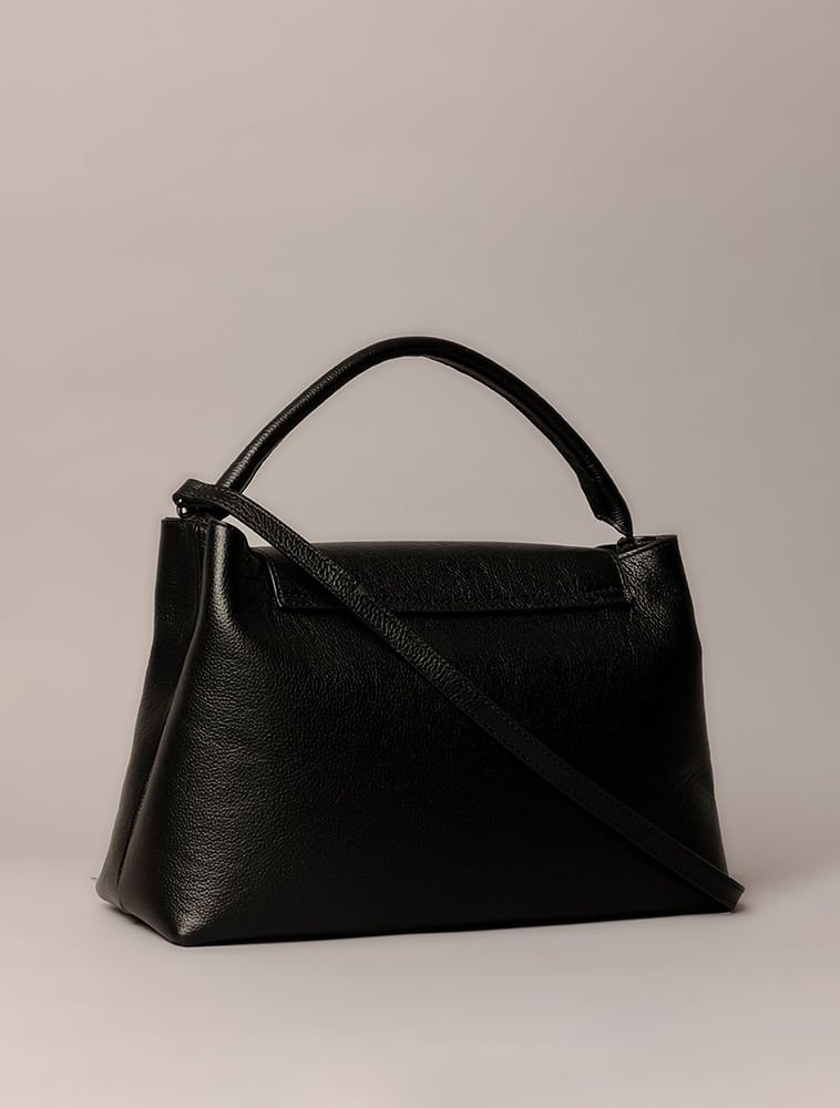 Bolsa Grande Calvin Klein Feminina Placa Calvin Klein - Preto Preto 2