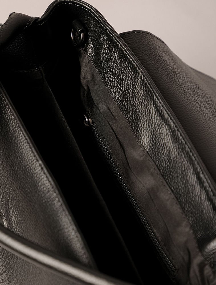 Bolsa Grande Calvin Klein Feminina Placa Calvin Klein - Preto Preto 3