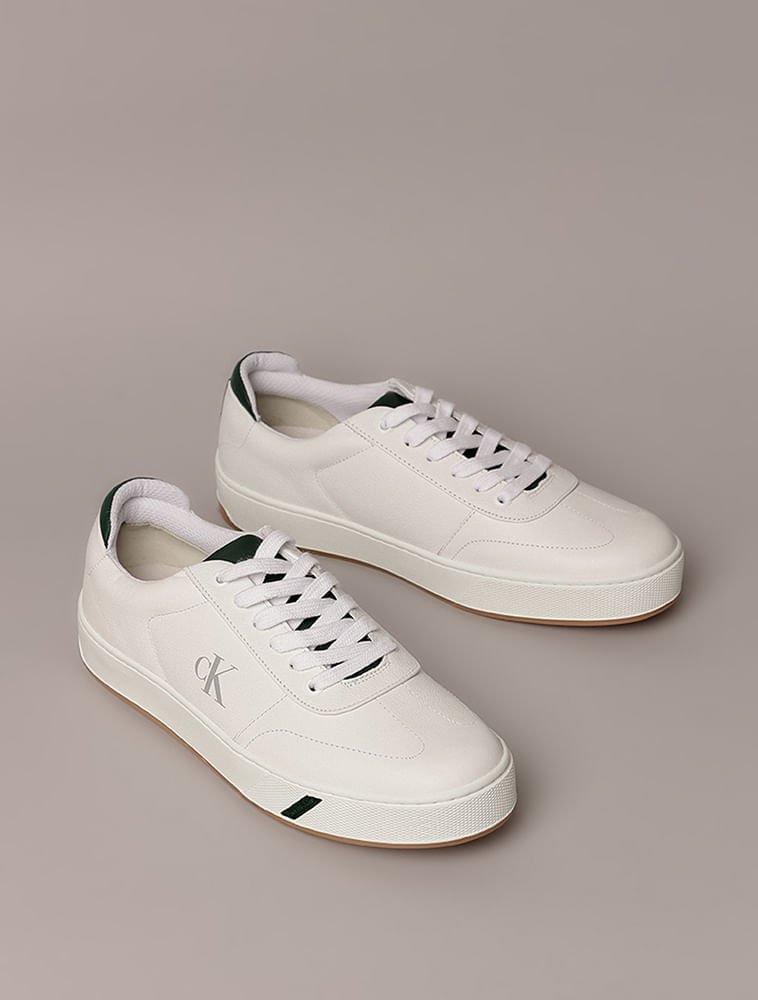 Tênis Calvin Klein Jeans Palito Clean - Branco Branco 2