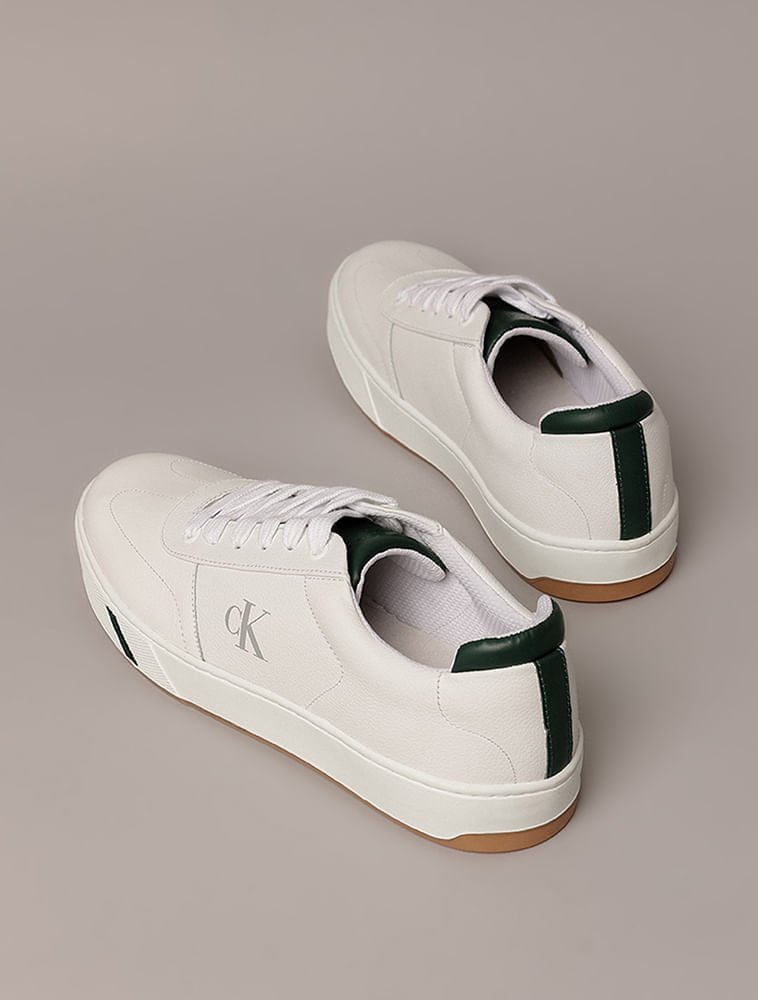 Tênis Calvin Klein Jeans Palito Clean - Branco Branco 4