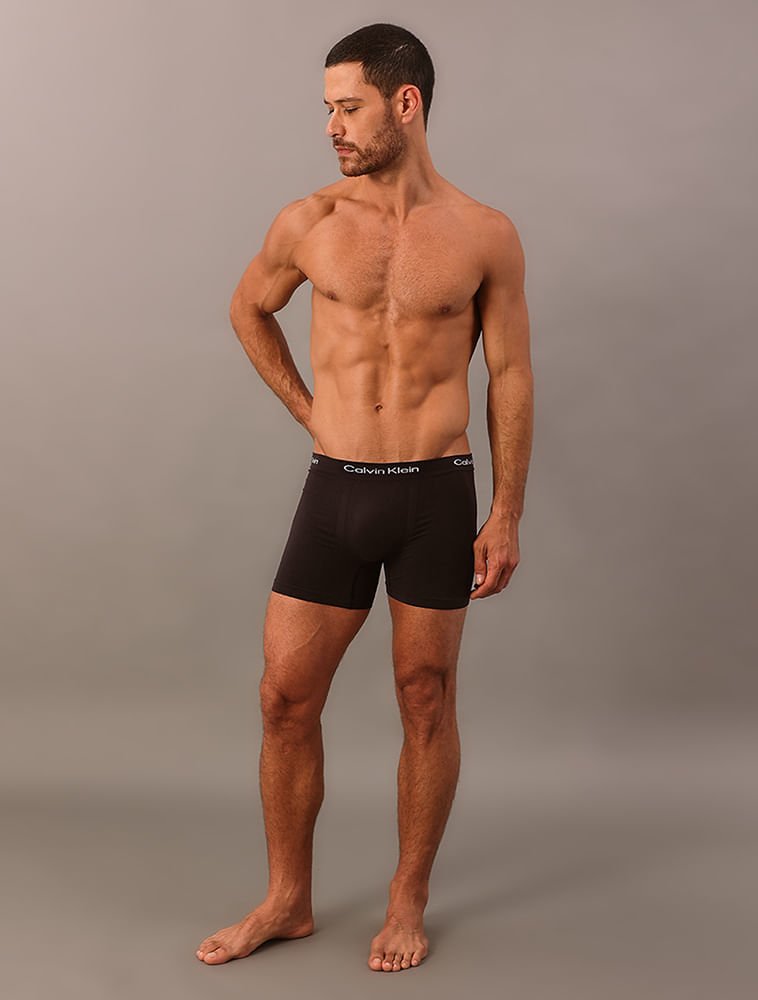 Kit 2 Cuecas Trunk Seamless Modal - Preto + Bordô Preto/Bordô 6