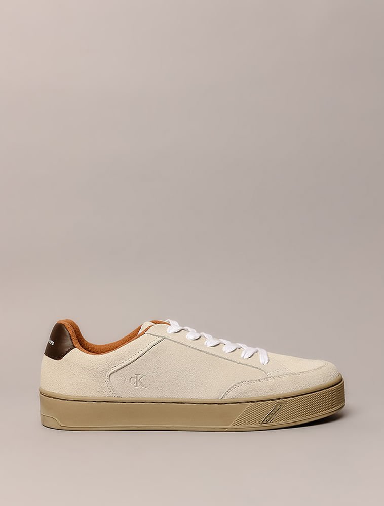 Tênis Calvin Klein Jeans Palito Side Small Ck - Off White