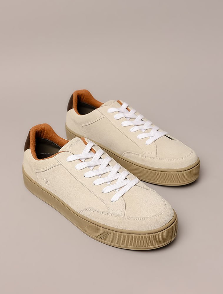 Tênis Calvin Klein Jeans Palito Side Small Ck - Off White Off White 2