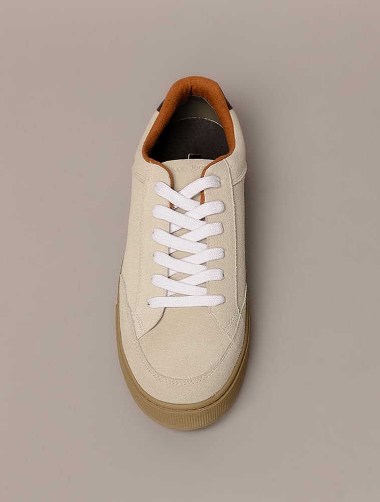 Tênis Calvin Klein Jeans Palito Side Small Ck - Off White Off White 4