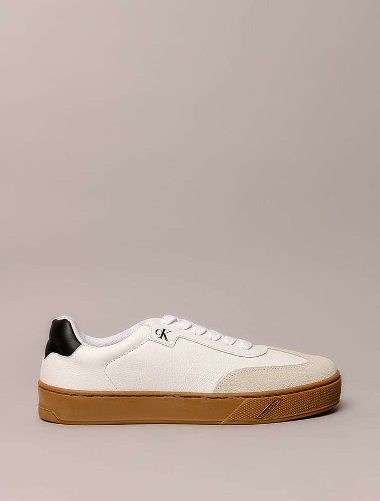 Tênis Calvin Klein Jeans Palito Basic Ck - Branco