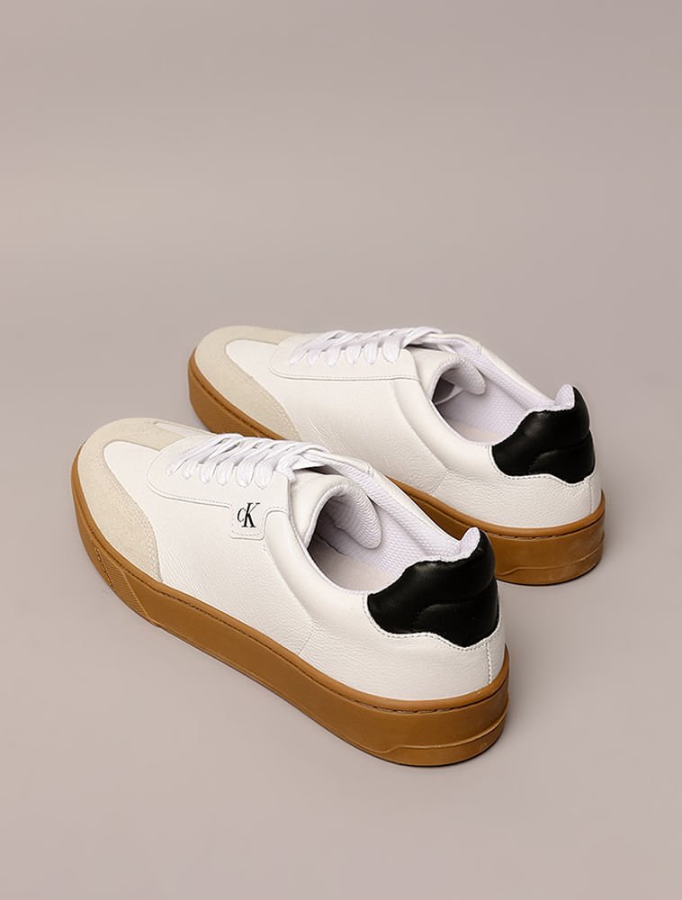 Tênis Calvin Klein Jeans Palito Basic Ck - Branco Branco 3