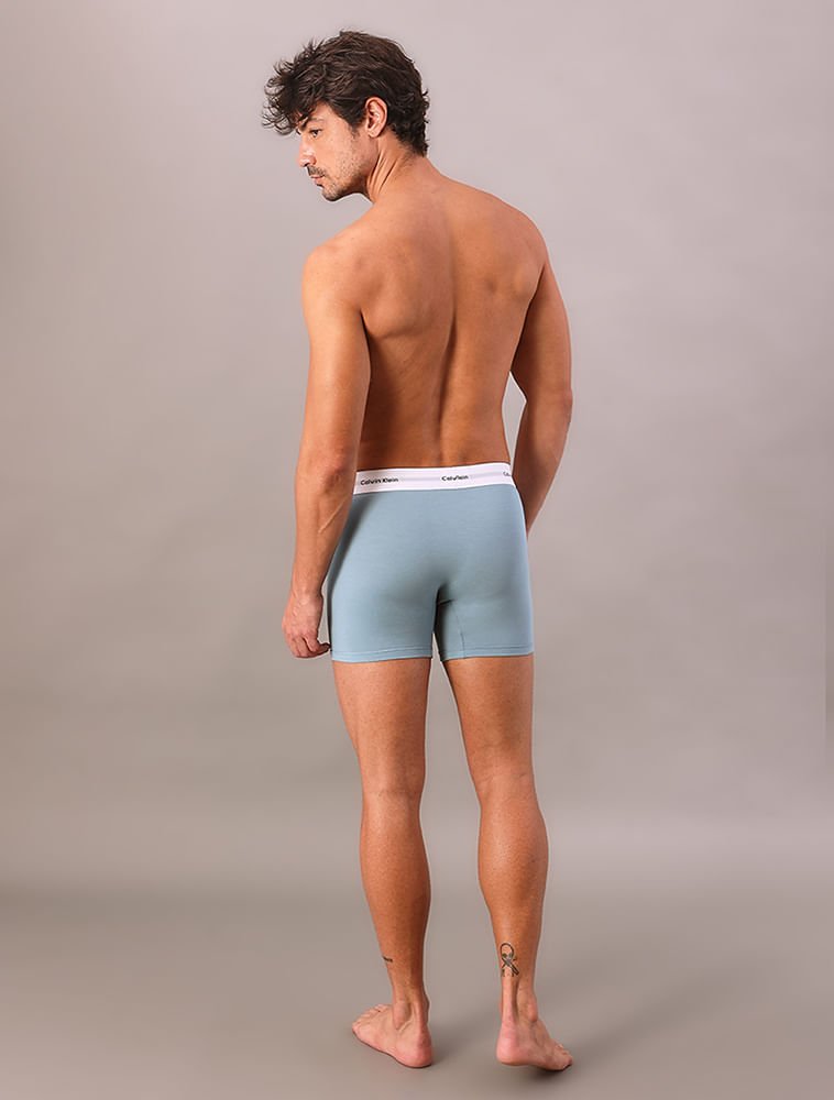 Cueca Boxer Modal Modern Calvin Klein Underwear - Azul Claro Azul 2