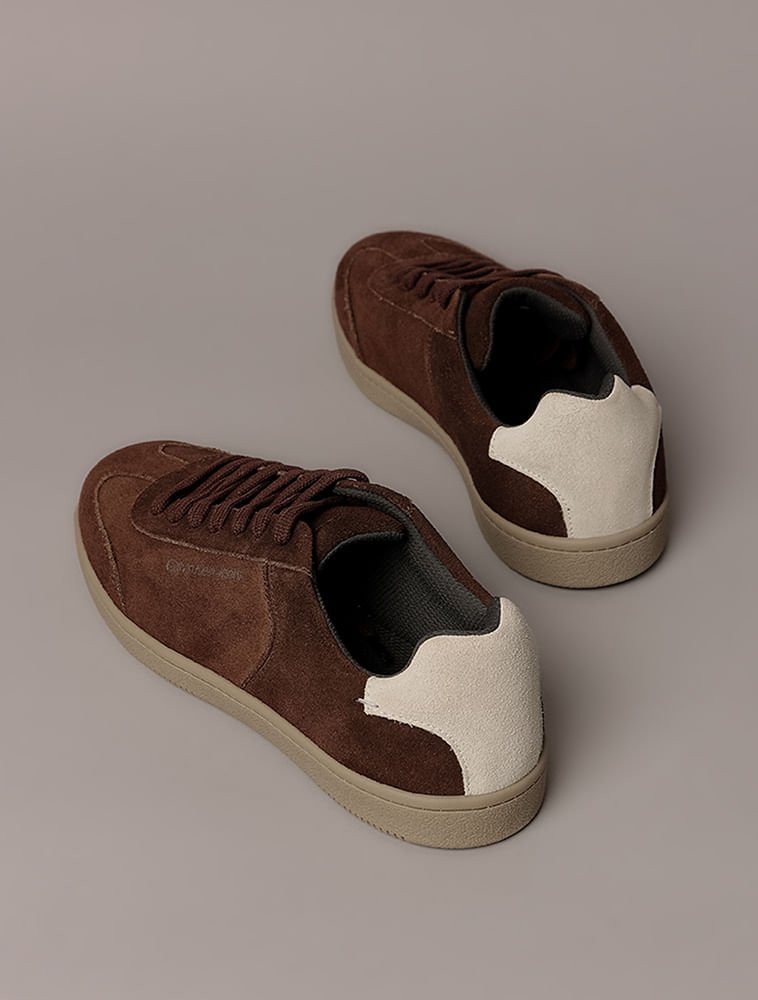 Tênis Calvin Klein Jeans Slim Logo - Marrom Marrom 2