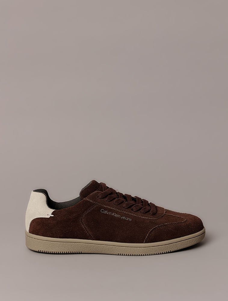 Tênis Calvin Klein Jeans Slim Logo - Marrom Marrom 3