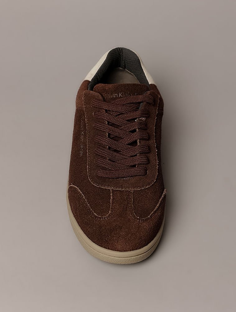 Tênis Calvin Klein Jeans Slim Logo - Marrom Marrom 4