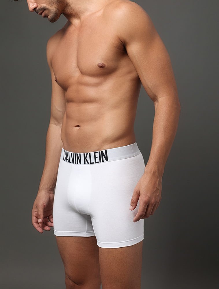 Kit 2 Cuecas Boxer Recycled Intense Power Calvin Klein Underwear - Branco/Branco Branco 4