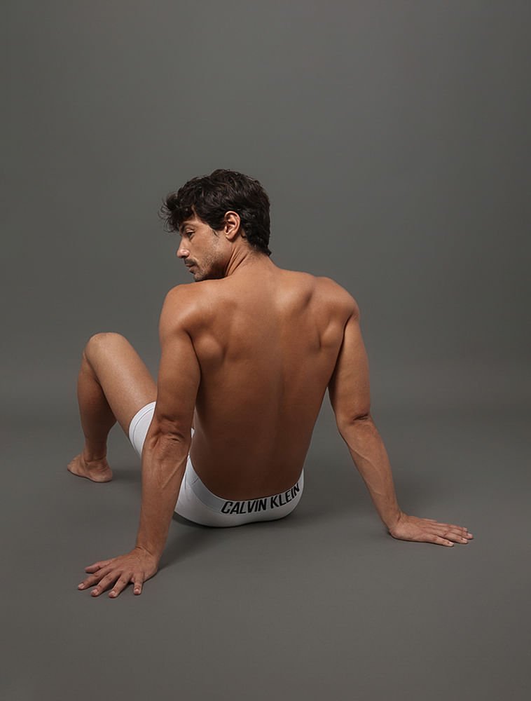 Kit 2 Cuecas Boxer Recycled Intense Power Calvin Klein Underwear - Branco/Branco Branco 5