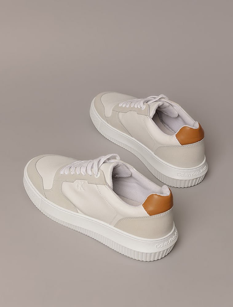 Tênis Masculino Calvin Klein Jeans Chunky Layers - Branco Branco 4