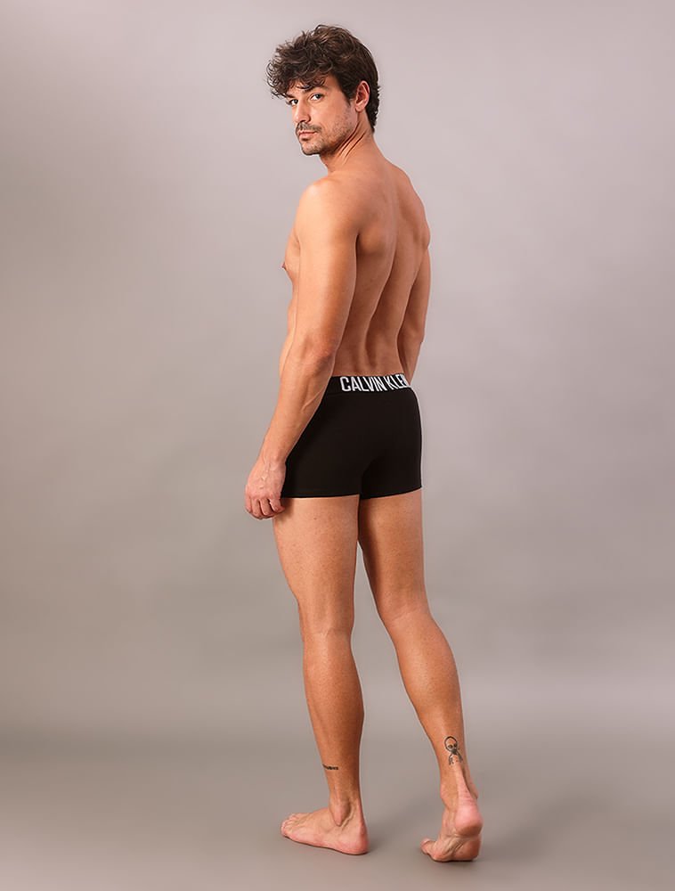 Kit 3 Cuecas Trunk Recycled Intense Power Calvin Klein Underwear - Preto Preto 2