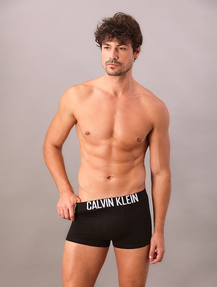 Kit 3 Cuecas Trunk Recycled Intense Power Calvin Klein Underwear - Preto Preto 6